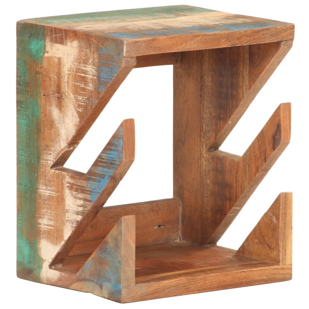 Wall Mounted Skateboard Holder 25x20x30 cm Solid Reclaimed Wood